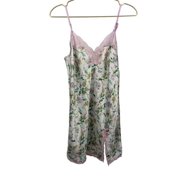 Victoria's Secret Green  Purple Y2K Satin Slip Dress Size‎ M  Sparkly - Picture 1 of 10